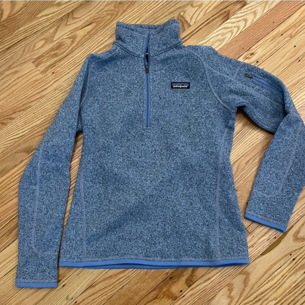 Patagonia Women’s Better Sweater 1/4 Zip Fleece. Small. Purple. Like New.